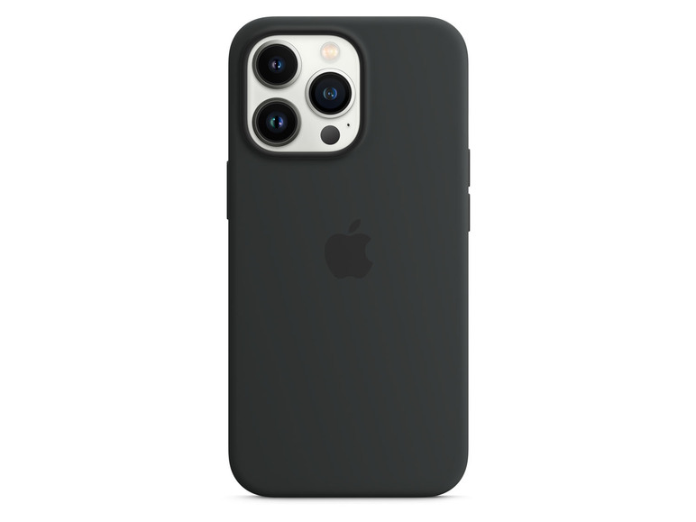 Gehe zu Vollbildansicht: Apple iPhone 13 Pro Silicone Case, mit MagSafe – Midnight - Bild 1