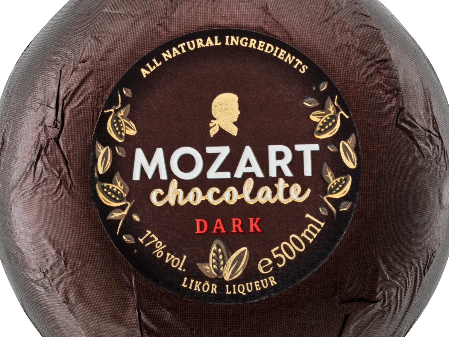 Mozart Dark Chocolate Liqueur vegan Vol LIDL 17% 