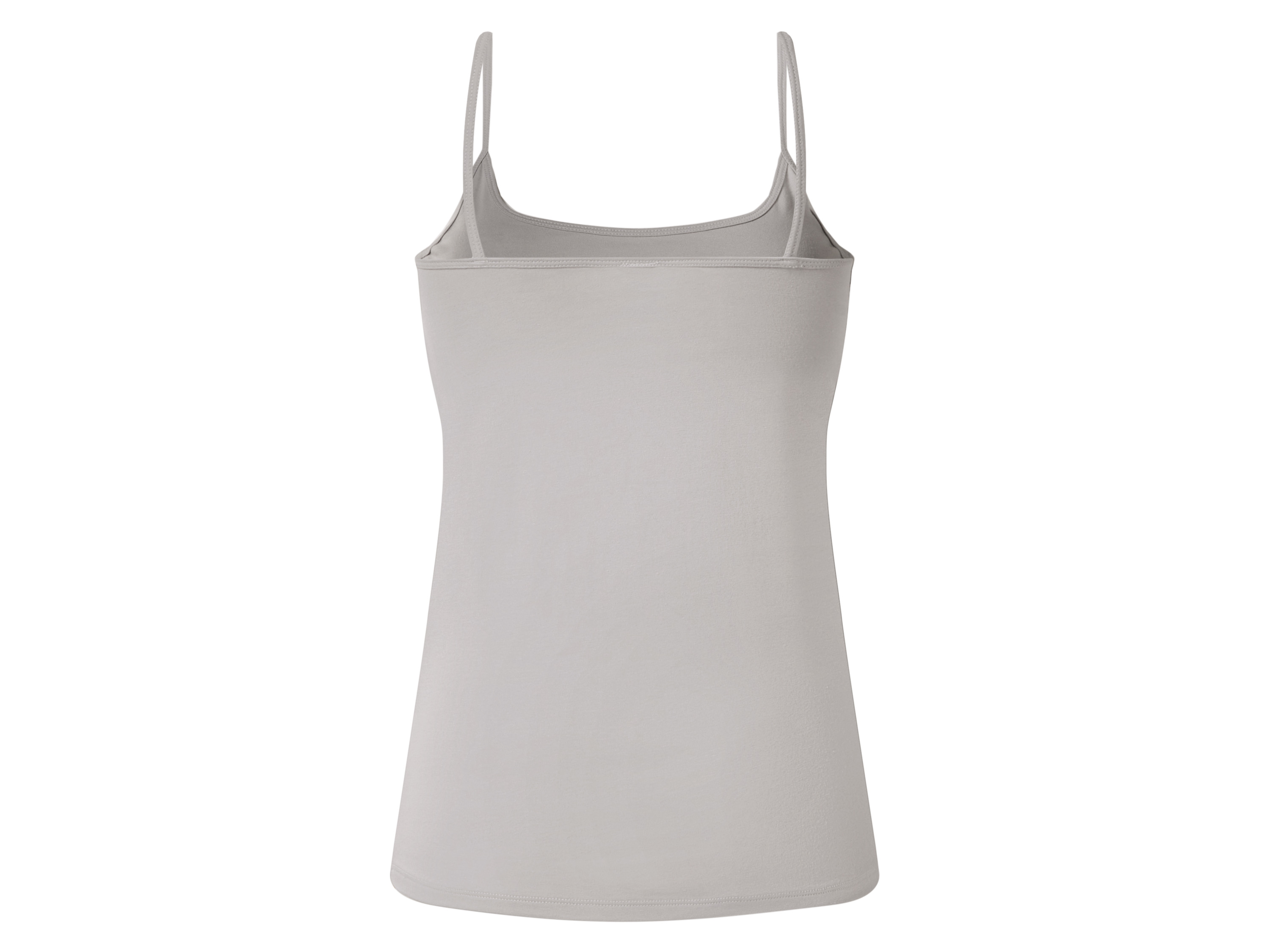 Thumbnail - esmara® Damen Spaghettiträgerhemd, 3 Stück (grün/blau/grau, XS(32/34))