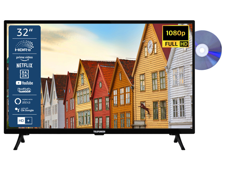 Gehe zu Vollbildansicht: TELEFUNKEN Fernseher »XF32SN550SD« Full HD 32 Zoll Smart TV - Bild 11