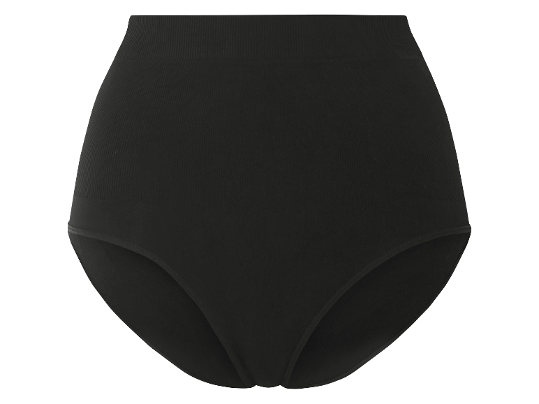 Schwarze High-Waist-Slip.