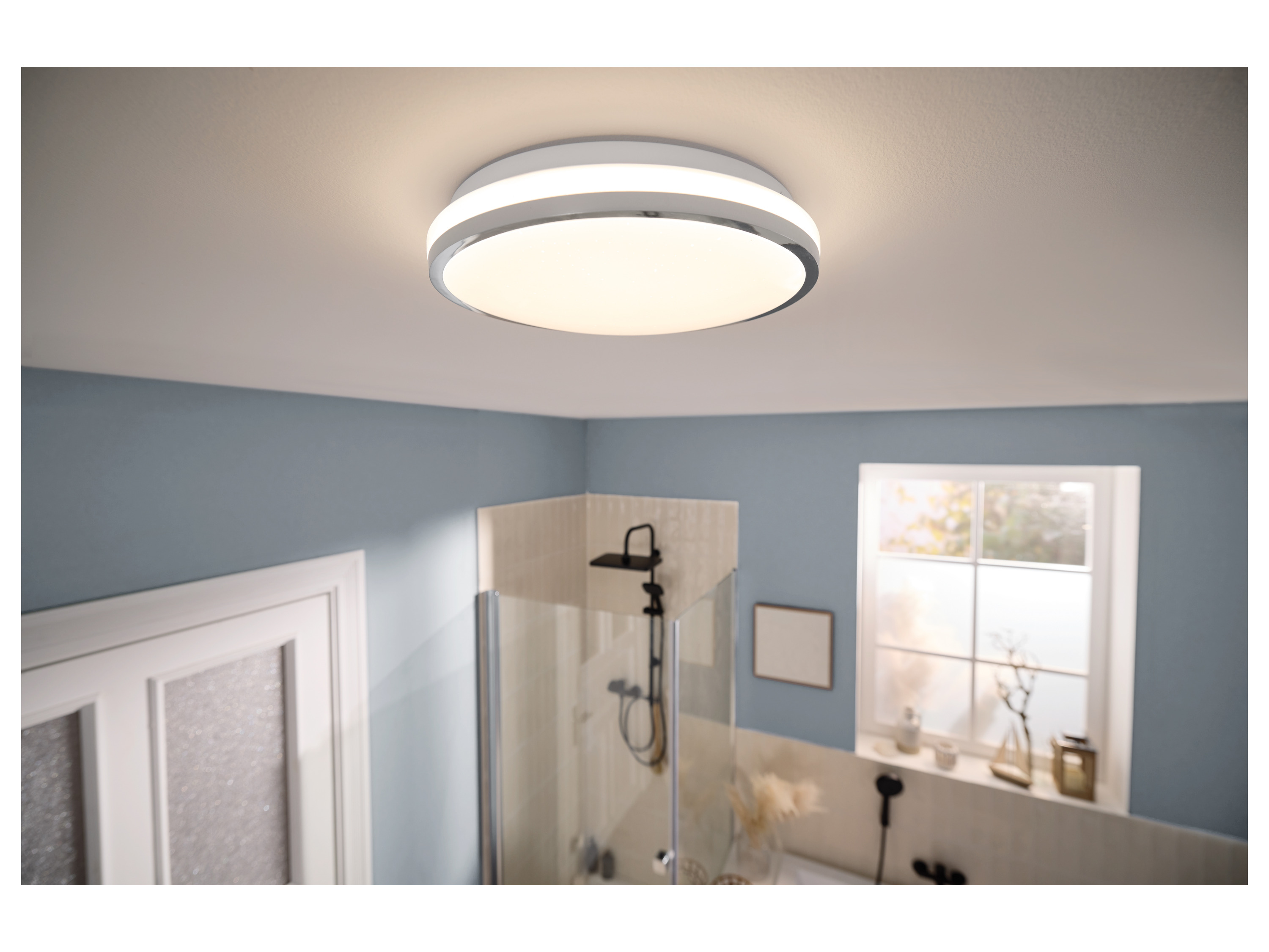 LIVARNO® Badleuchte (chrom Cover Stardesign) – Bild 2 von 3