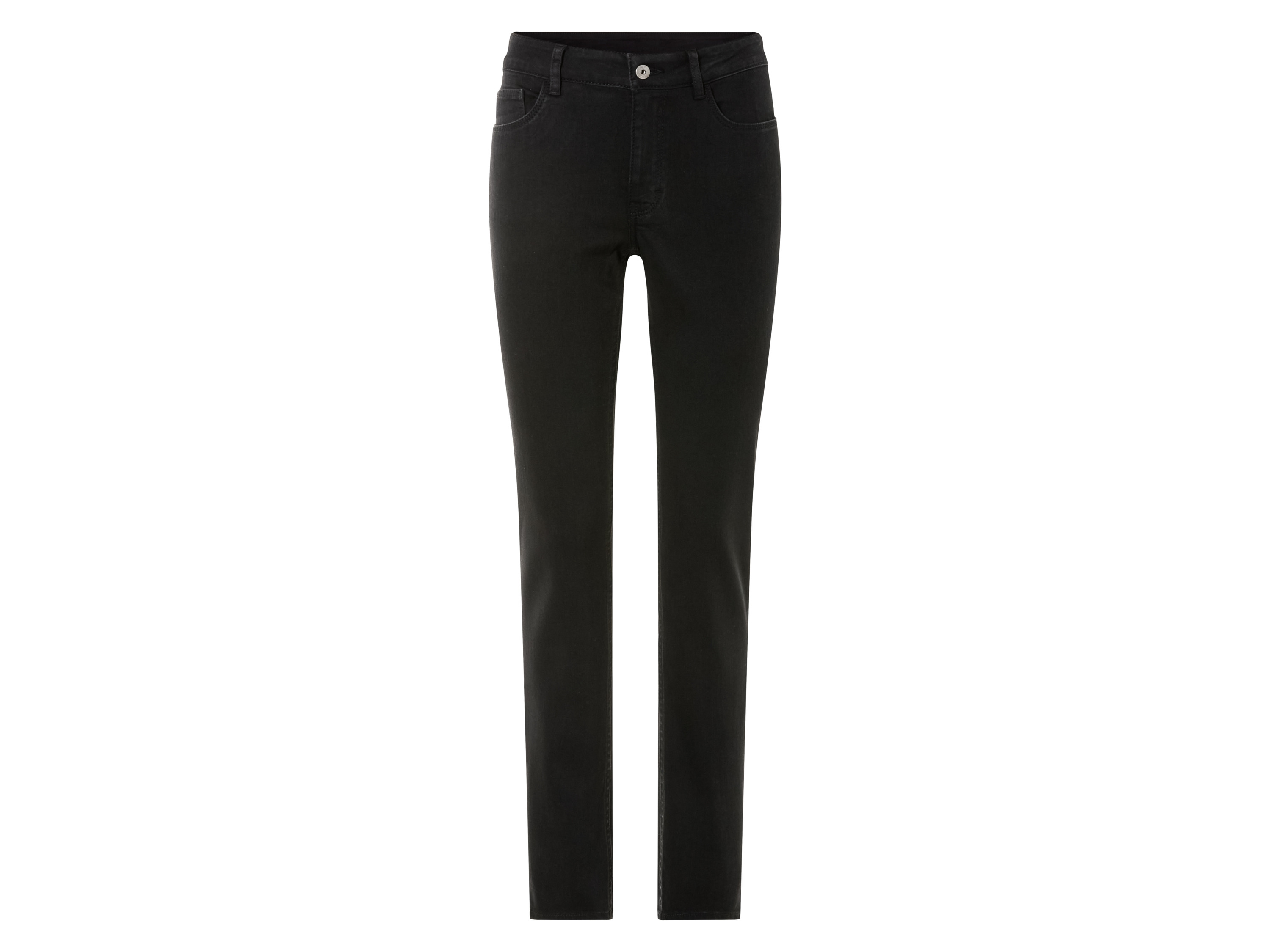 esmara® Damen Jeans Slim Fit (Schwarz, 40 (lange Länge))““ | lang Material: Baumwolle davon 20 % recycelt, 12 % Polyester recycelt, 2 % Elasthan Lycra® Pflegehinweis: waschen bei max. 40 °C nicht bleichen schonende Trocknung im Wäschetrockner bei max. 60 °C bügeln bis 150 °C Stufe 2. Dampfbügeleisen kann verwendet werden nicht trockenreinigen Größe: 34 – 44 Meine Lidl-Größe – so einfach gehts Deine Größe findest du in der Lidl-Größentabelle . Oeko-Tex® Standard 100 Geprüft auf Schadstoffe Zertifizierungsnummer: Hk020 238427 Testex Standard 100 by Oeko-Tex® ist die weltweit bekannteste, unabhängige Zertifizierung schadstoffgeprüfter Textil- und Lederprodukte aller Art – vom Garn und den Stoffen bis hin zum gebrauchsfertigen Artikel. Das Label bestätigt
