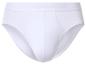 Weiße Baumwoll-Herrenslips