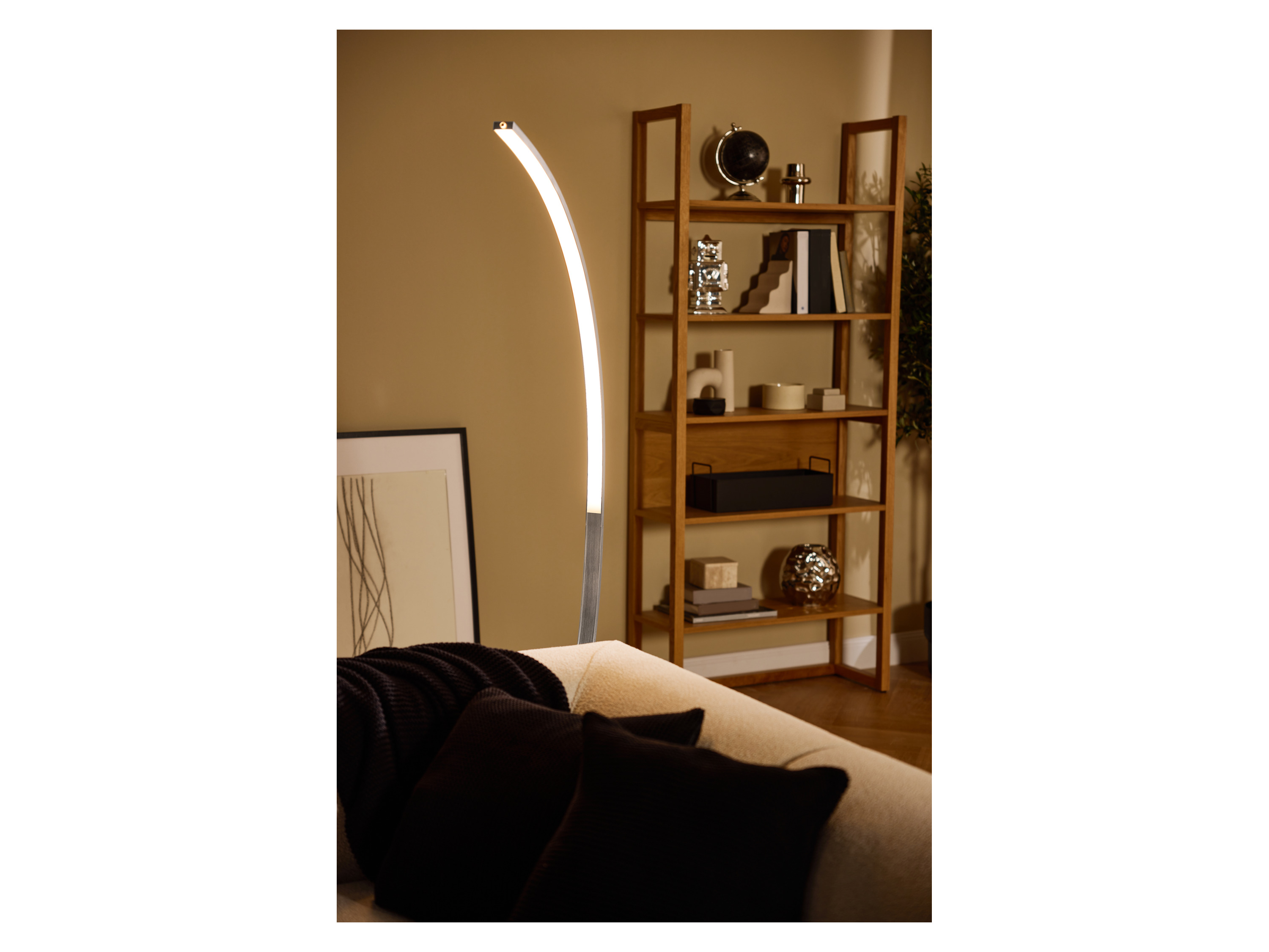 Thumbnail - LIVARNO® Bogenleuchte LED dimmbar (Bogenleuchte, Nickel matt)