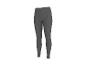 Dunkelgraue Damen-Leggings in voller Länge auf weißem Hintergrund