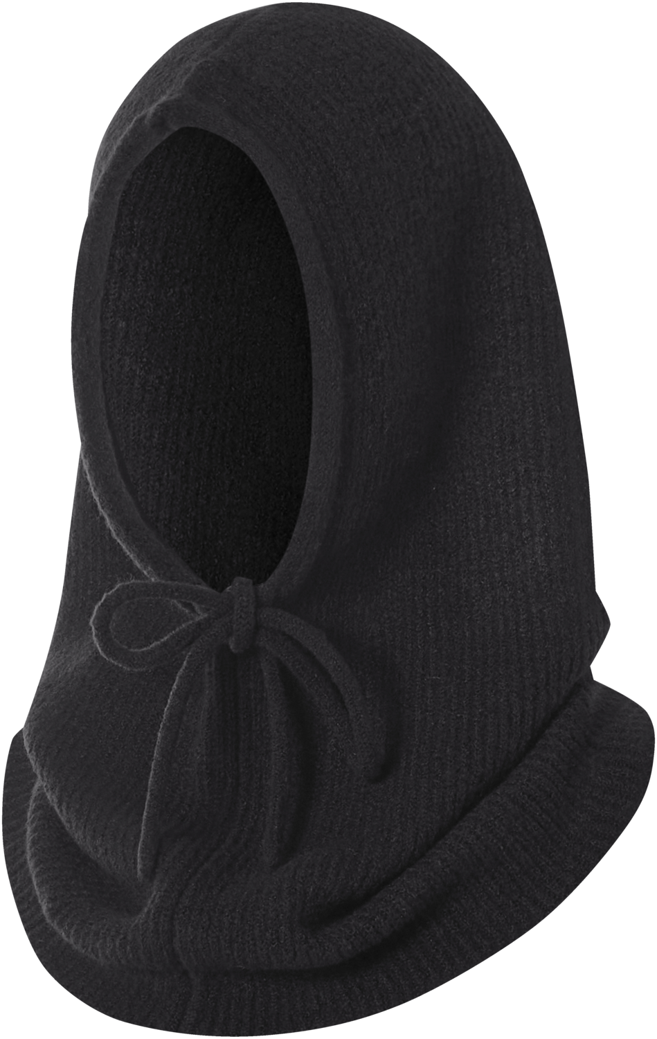 ESMARA® Damen Kapuzeneinsatz Strick (Schwarz)""