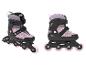 Crit Rollschuhe, rosa und schwarz, modernes Design.