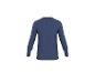 Dunkelblaues Langarmshirt für Herren, Rückansicht.