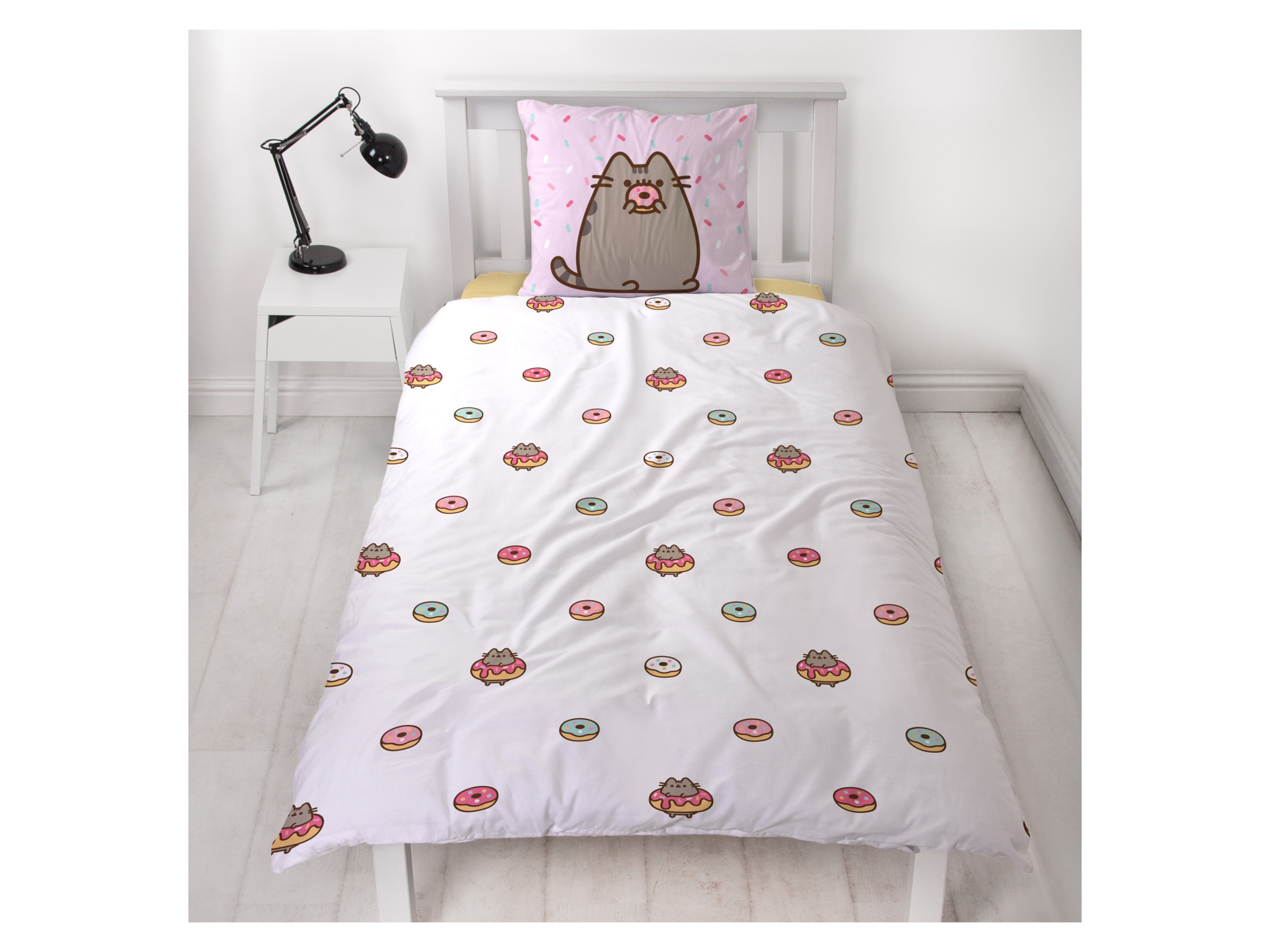 Thumbnail - Pusheen Kinder Wendebettwäsche 135 x 200 cm (Yummy)