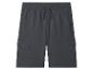 Dunkelgraue Herren-Sporthose mit Kordelzug und Taschen