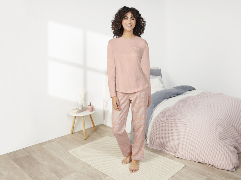 Gehe zu Vollbildansicht: esmara® Damen Pyjama, mit Rundhalsausschnitt - Bild 12