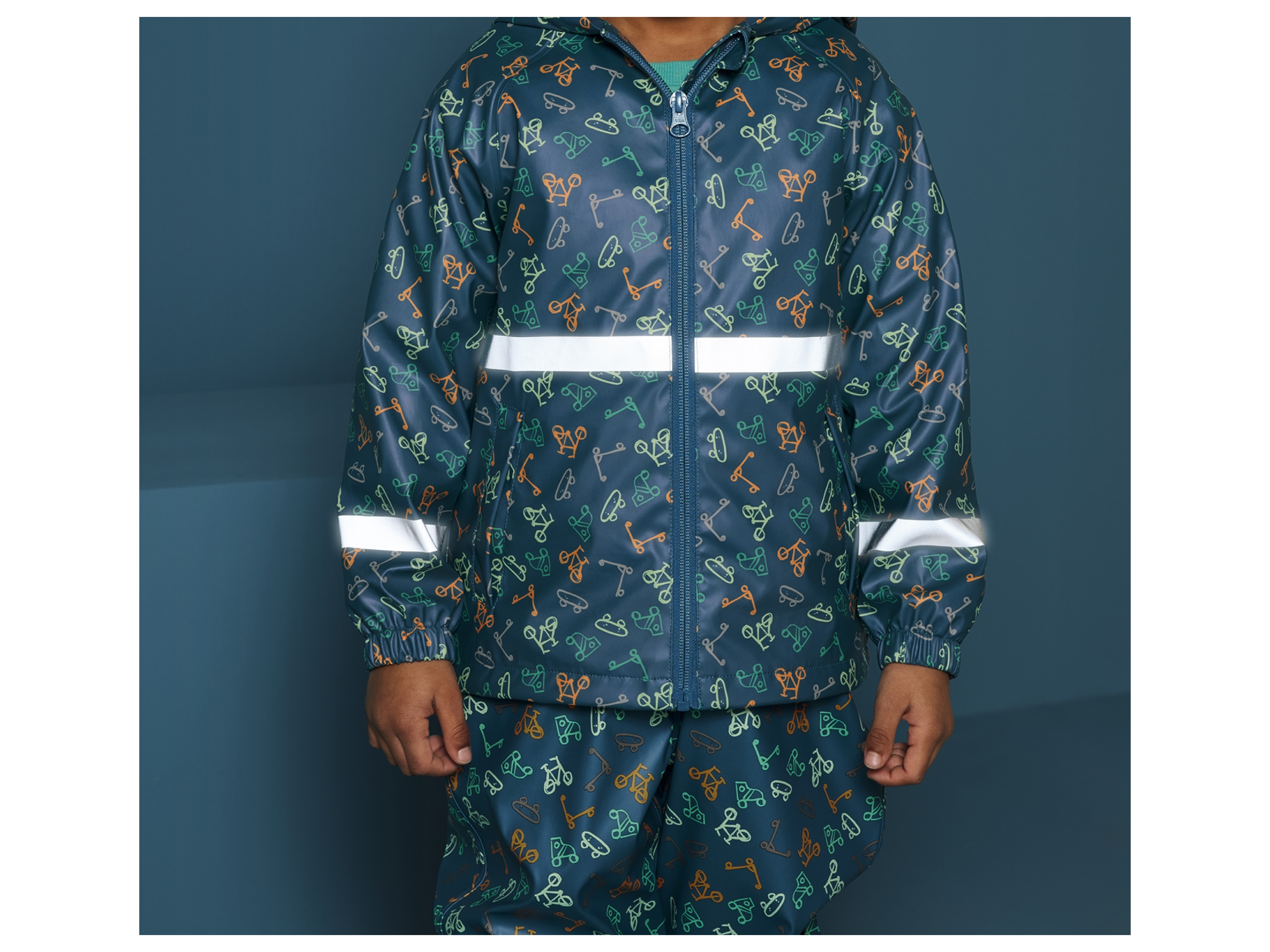 Thumbnail - lupilu® Baby/Kleinkinder Jungen Jacke Matsch- und Buddel (Hellblau, 98/104)