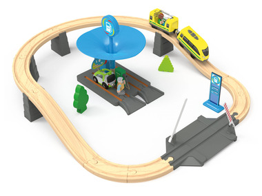 Playtive Eisenbahn-Set Tankstelle, 26-teilig