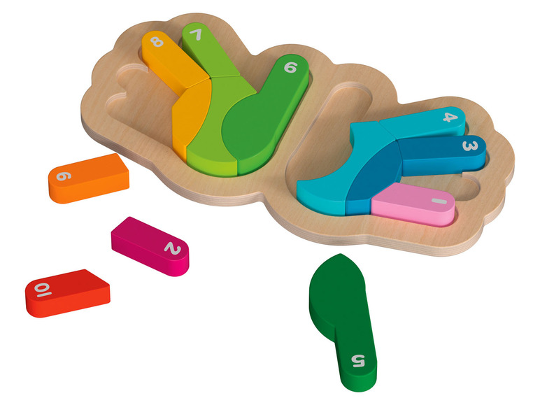 Gehe zu Vollbildansicht: Playtive Lernspiel Montessori Sets, aus Echtholz - Bild 8