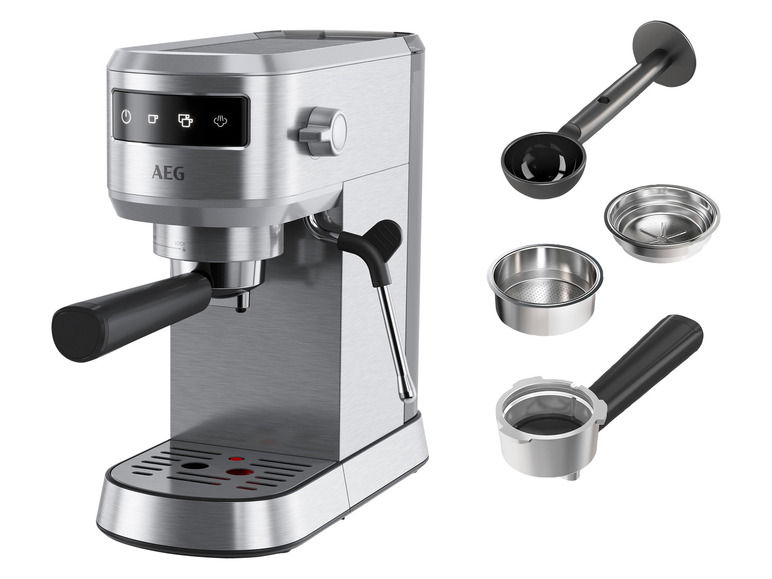 Gehe zu Vollbildansicht: AEG Gourmet 6 Espresso Siebträgermaschine »EC6-1-6ST«, 1350 W - Bild 8