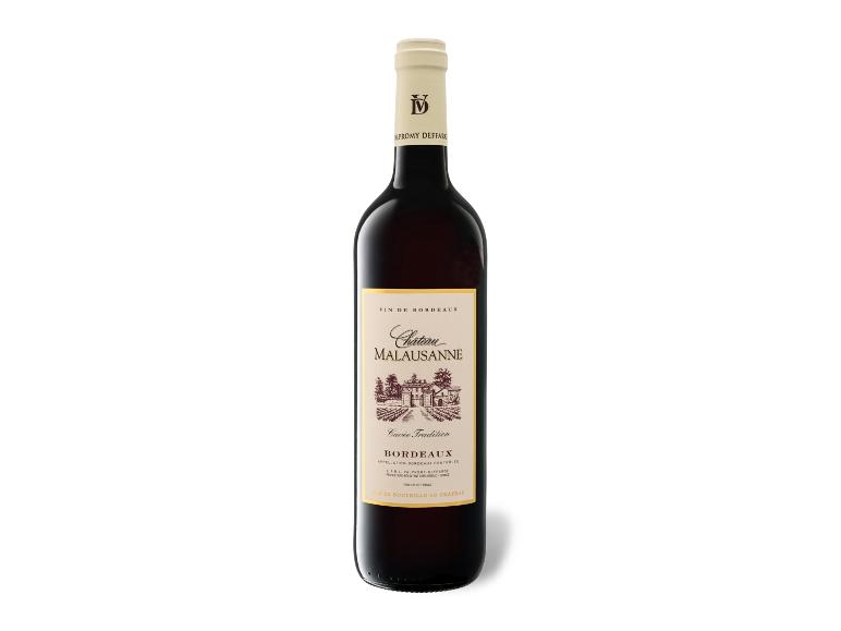 Château Malausanne Bordeaux Rotwein, Cuvée Tradition