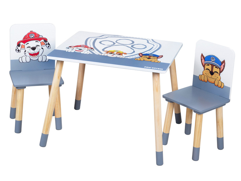 Gehe zu Vollbildansicht: roba Kindersitzgruppe »Paw Patrol«, mit Tisch und zwei Stühlen - Bild 1