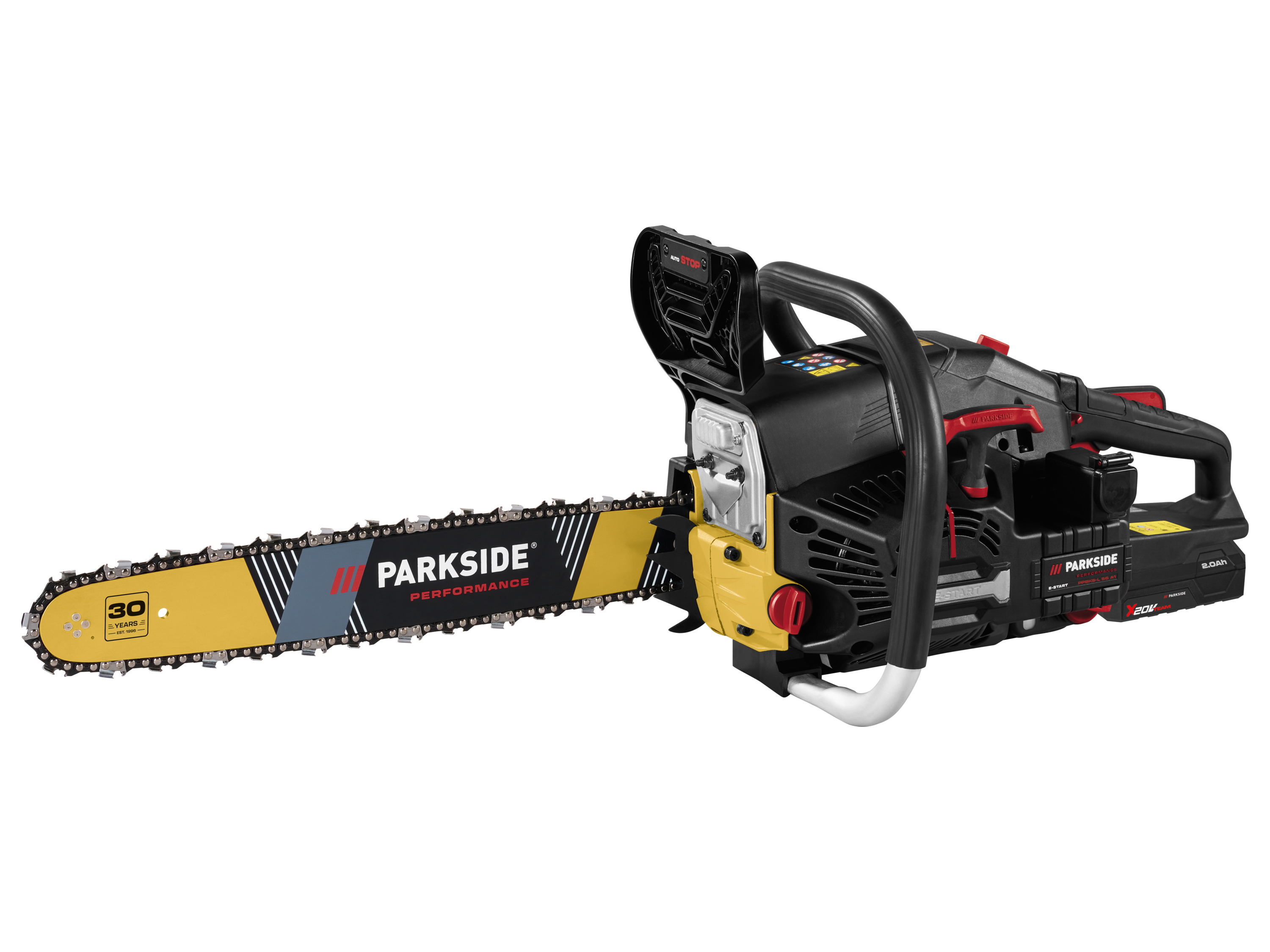 PARKSIDE PERFORMANCE® Benzin-Kettensäge »PPBKS-L 56 A1« mit Elektrostart – Bild 3 von 4