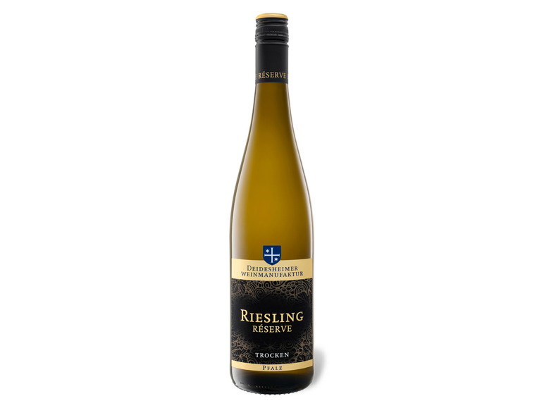 Weißwein trocken, Deidesheimer 2022 Pfalz Riesling QbA Réserve Weinmanufaktur