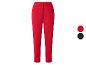 Rote Damen-Hose mit hohem Bund, auch in Schwarz erhältlich.