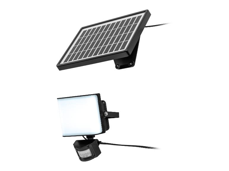 Solar-LED-Flutlichtstrahler mit Bewegungssensor
