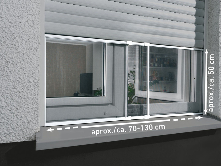 Gehe zu Vollbildansicht: LIVARNO HOME Insektenschutz Schiebefenster, ausziehbar - Bild 3