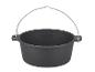 GSW Dutch Oven aus schwarzem Gusseisen, 24 cm, 4,2 L