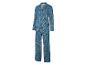 Blauer Pyjama-Set mit Paisley-Muster.