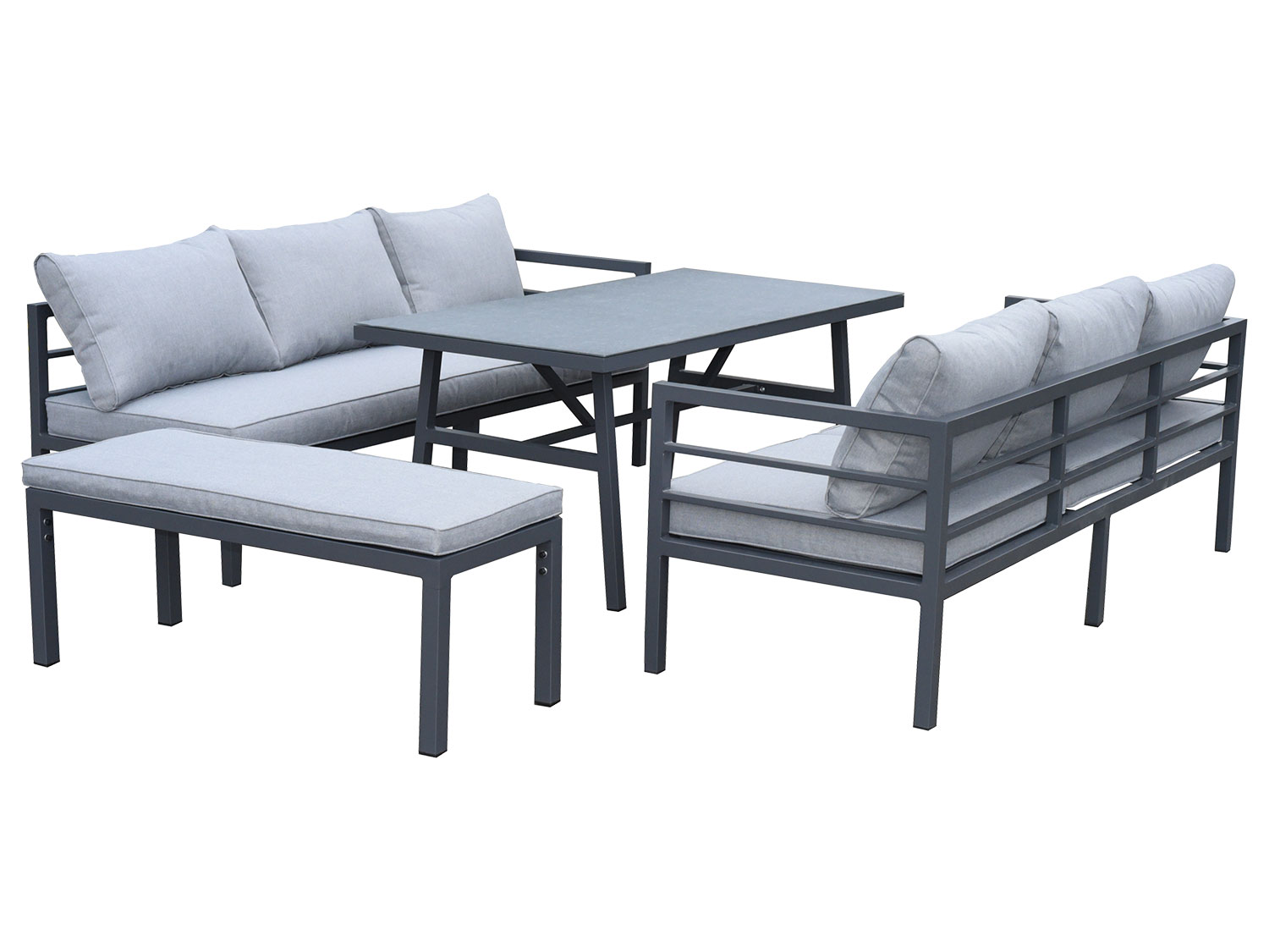 BELLAVISTA - HOME & GARDEN® Alu-Lounge »Maia«, 4-teilig – Bild 4 von 4