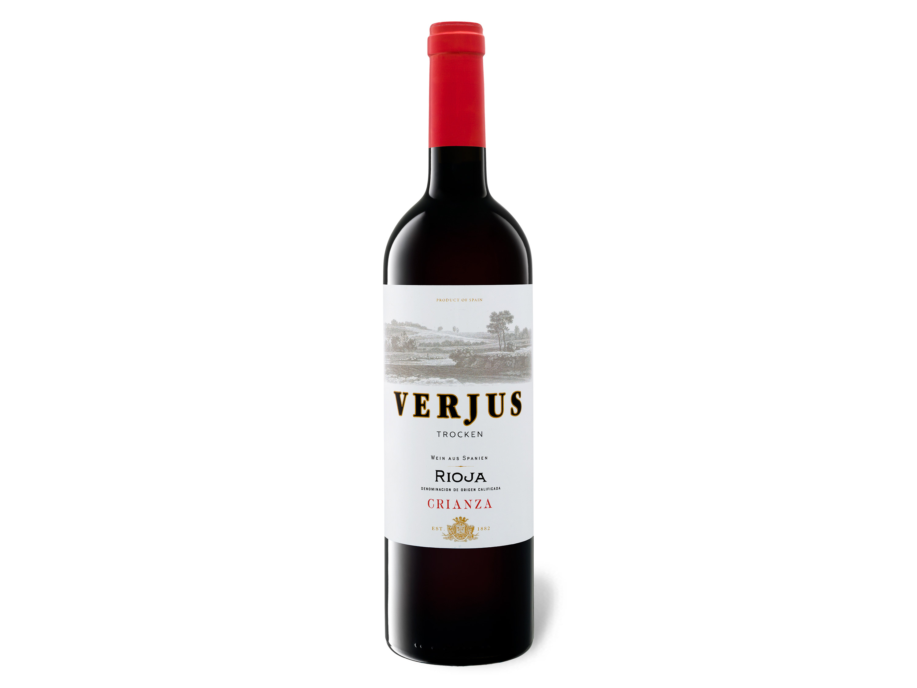 Verjus Crianza Rioja DOCa trocken, Rotwein 2018 Wein & Spirituosen Lidl DE