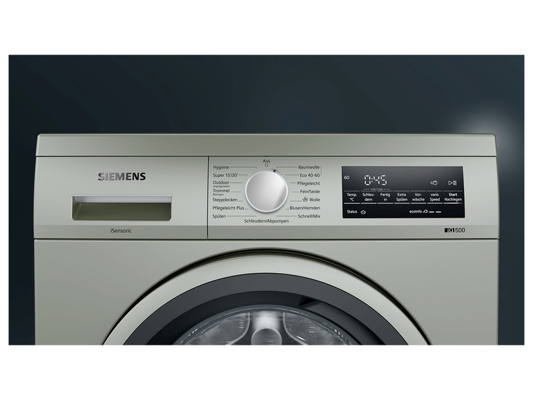 Gehe zu Vollbildansicht: Siemens »WU14UTS9« Waschmaschine, EKK A - Bild 2
