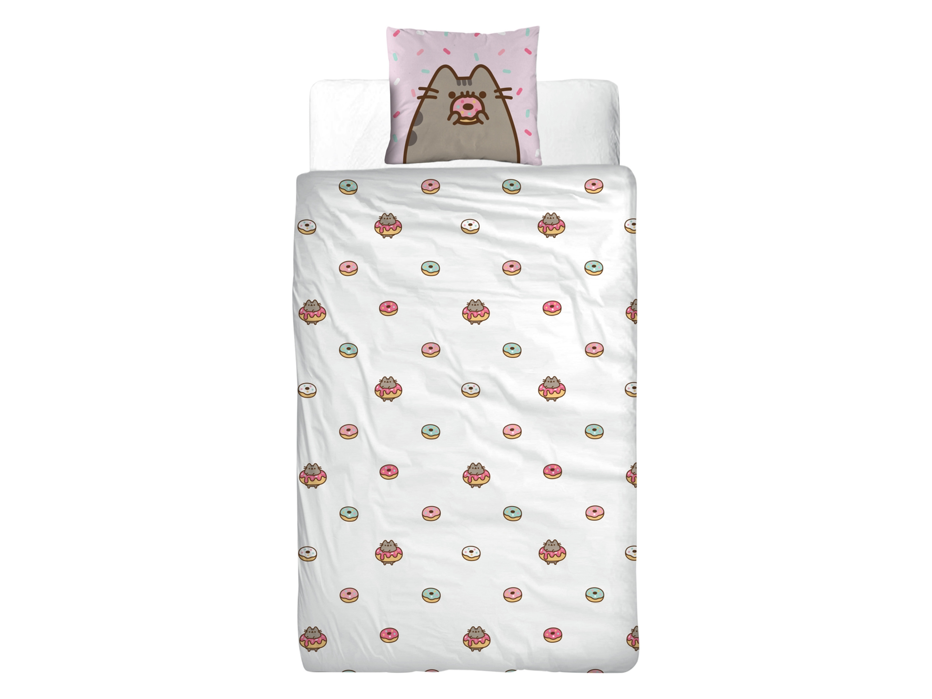 Thumbnail - Pusheen Kinder Wendebettwäsche 135 x 200 cm (Yummy)