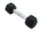 Schwarze 2,5 kg Hantel mit Metallgriff
