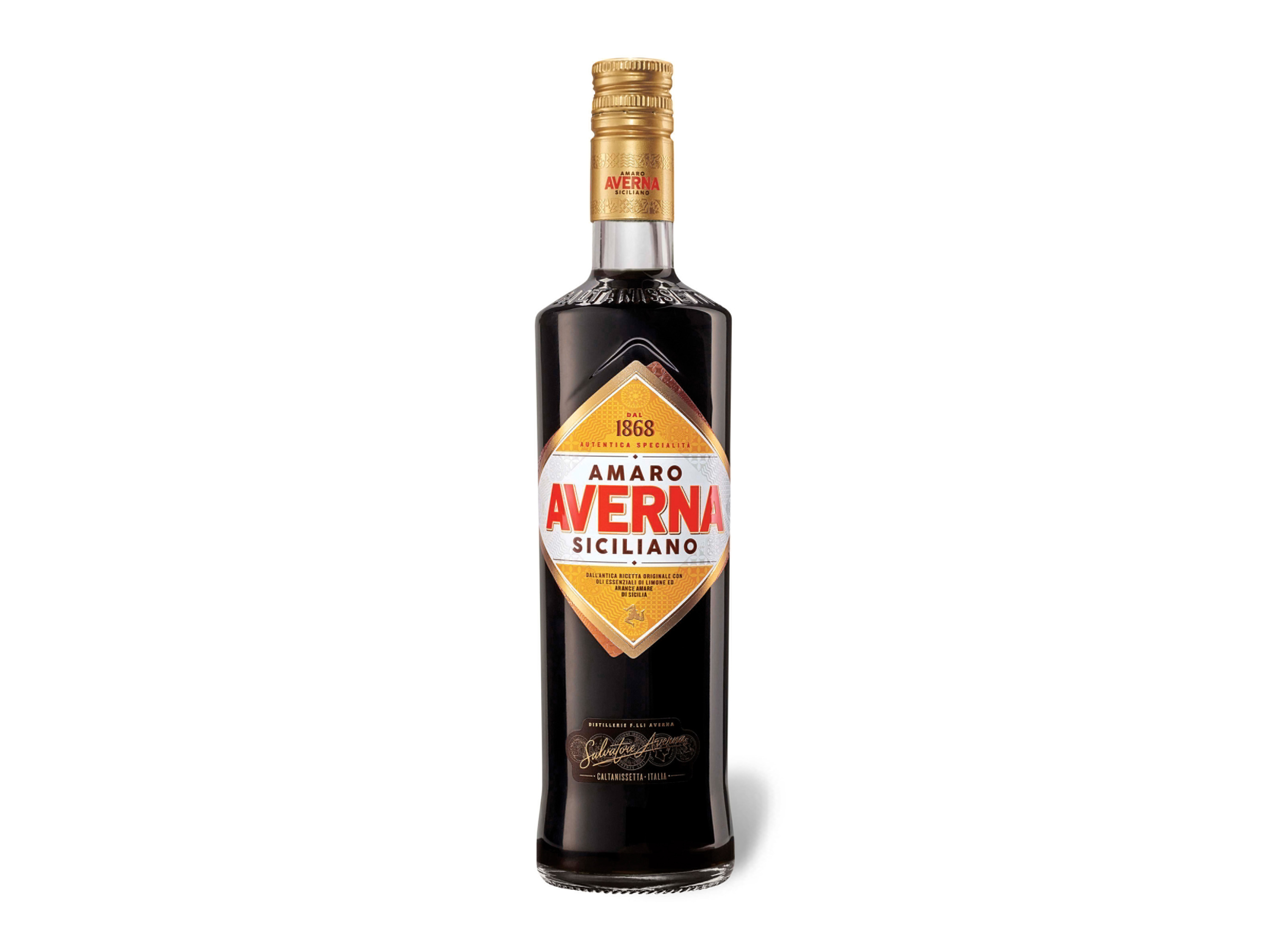 Averna Amaro Siciliano 29% Vol““ | ist mehr als nur ein Getränk – er ist eine Reise in die Geschichte und die Aromen Siziliens. Seit über 150 Jahren wird er nach einem traditionellen Rezept in Caltanissetta, im Herzen der Insel, hergestellt. Die Geschichte von Averna beginnt im Jahr 1868, als der Mönch Frà Girolamo das Rezept als Dankeschön an den Textilhändler Salvatore Averna schenkte. Zunächst nur für Gäste im Familienanwesen hergestellt, wurde Averna bald zu einem beliebten Getränk