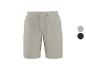 Beige Leinen-Shorts mit verstellbarem Kordelzug und zwei Farboptionen.