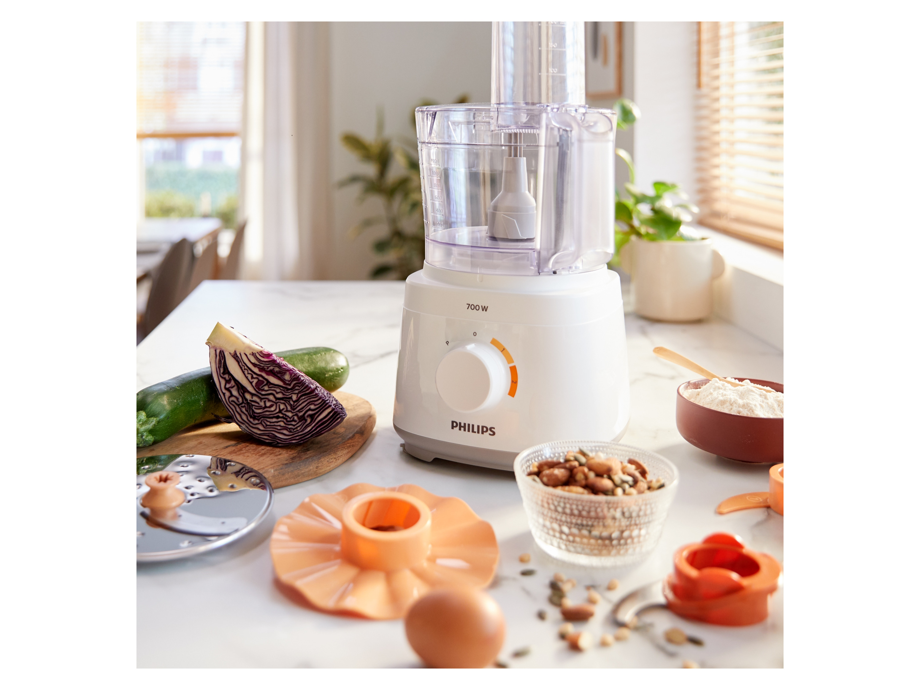 Thumbnail - PHILIPS Küchenmaschine/Food Processor »HR7310/00« 700 W