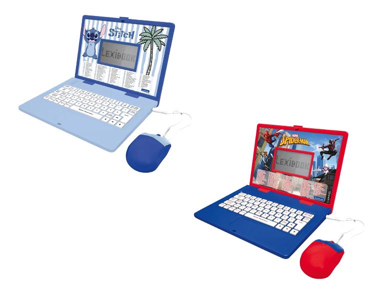 LEXIBOOK Kinder-Notebook mit Disney Stitch- oder Spiderman-Motiv