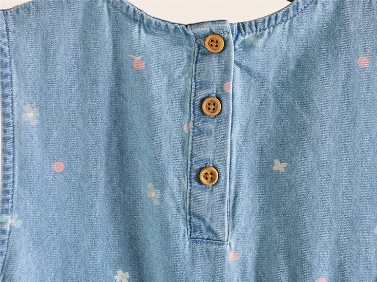 Gehe zu Vollbildansicht: lupilu® Kleinkinder Mädchen Kleid mit Blümchen-Print - Bild 5