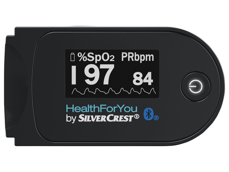 Gehe zu Vollbildansicht: SILVERCREST® PERSONAL CARE Pulsoximeter »SPO 55«, mit HealthForYou- App - Bild 1