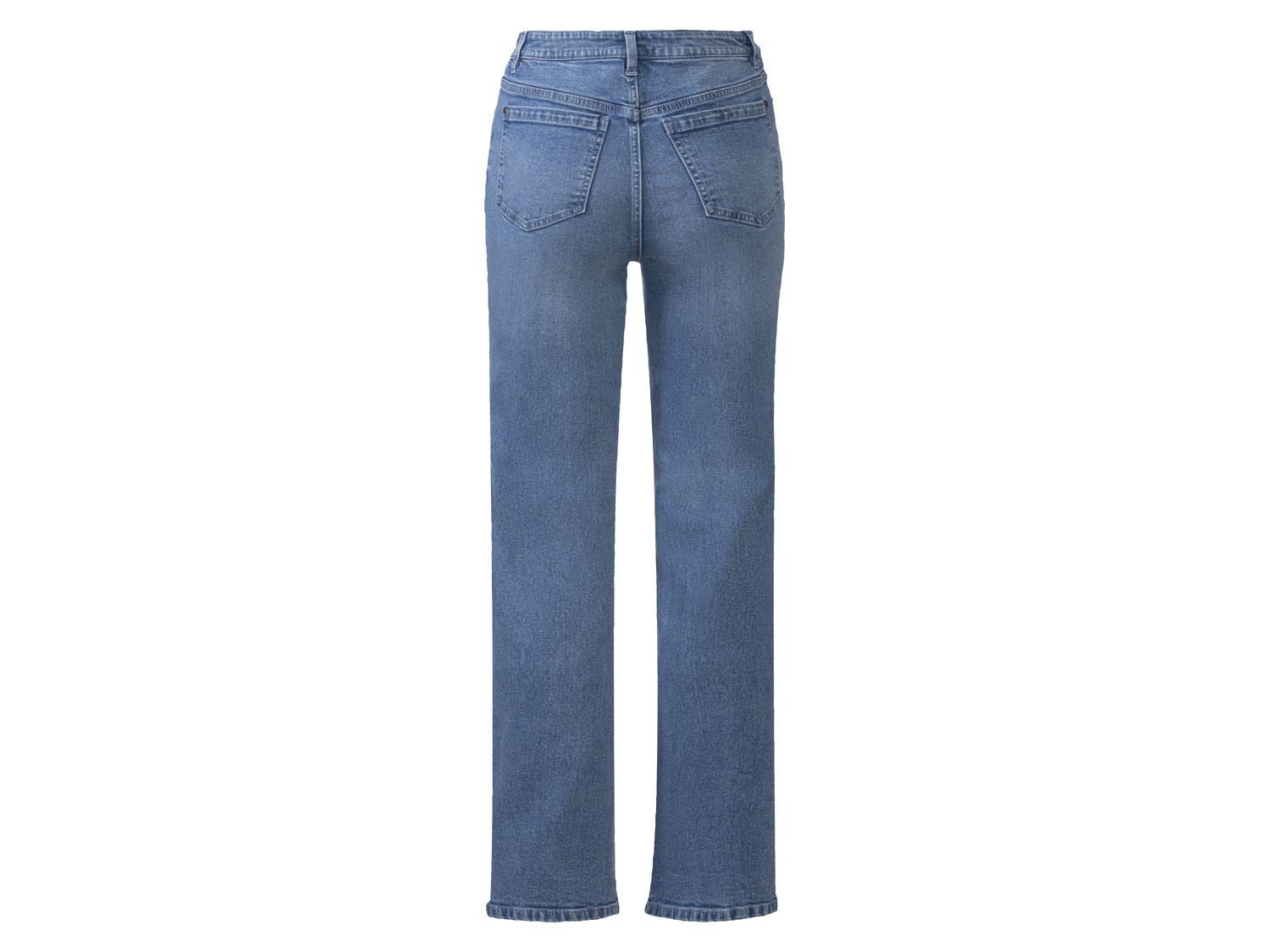 ESMARA® Damen Jeans Skinny fit High Waist mit Schlitz (Mid Blue Denim, 38) – Bild 2 von 2