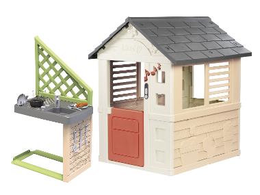 SMOBY Spielhaus Lovely Set mit Sommerküche & Zubehör