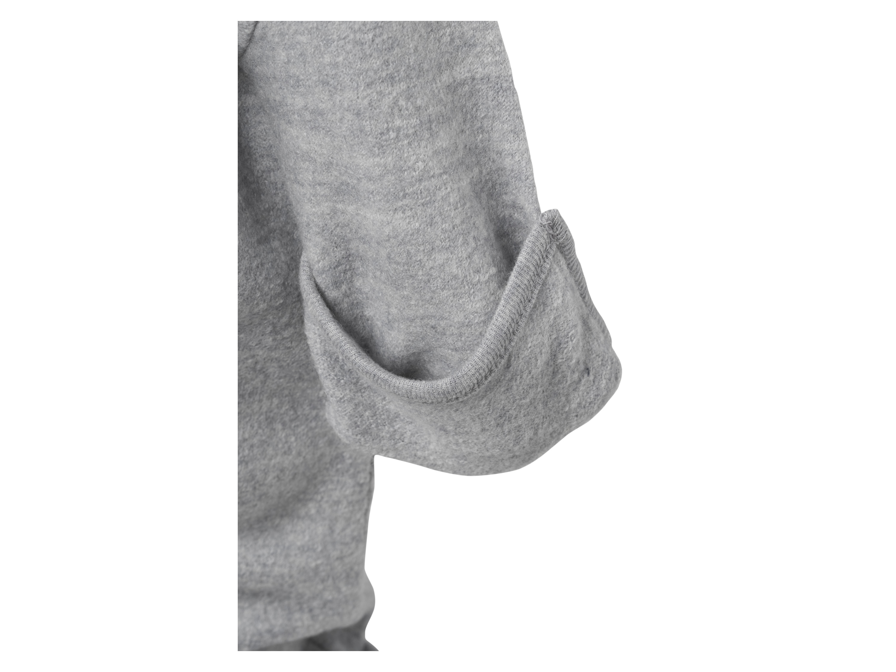 LUPILU® Premium Baby Wollwalk-Overall (Grau, 62/68) – Bild 4 von 4