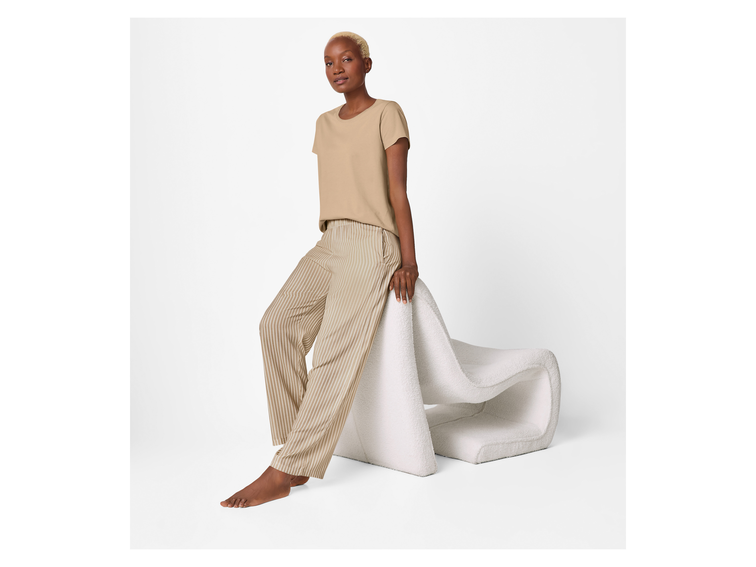 Thumbnail - esmara® Damen Pyjama (Hellbraun, L (44/46))""