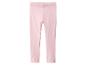 Einfarbige rosa Kinderleggings