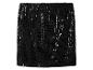 Schwarzer Pailletten-Minirock