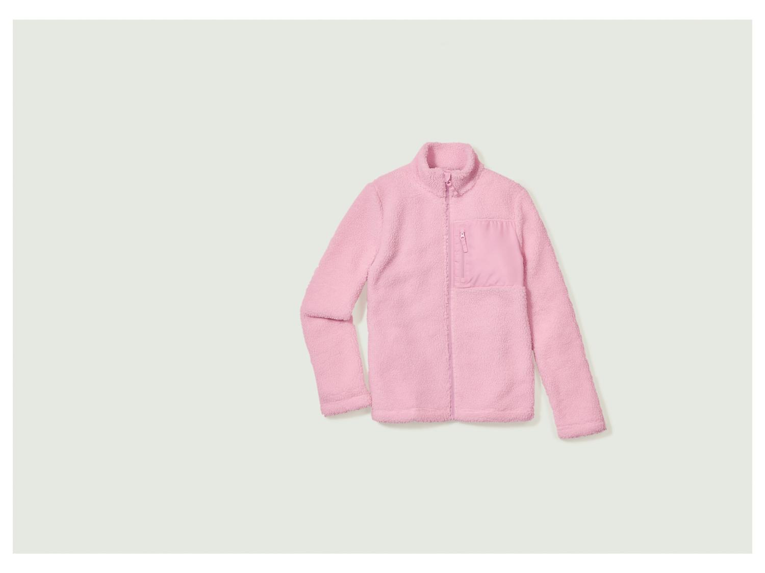 Mädchen Fleece Kapuzenpulli Mit Reißverschluss - Bequem & Kuschelig