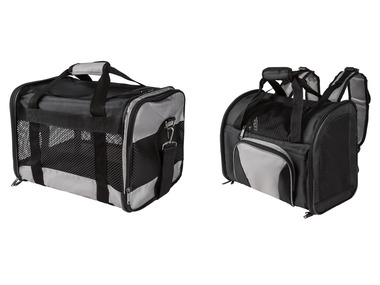 zoofari® Haustier Transport-Tasche /-Rucksack, integrierte Kurzleine