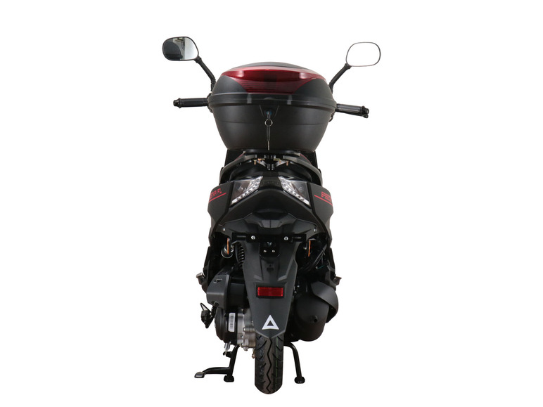 Gehe zu Vollbildansicht: Alpha Motors Mofaroller Speedstar FI 50 ccm EURO 5 mattschwarz inkl. Topcase - Bild 6