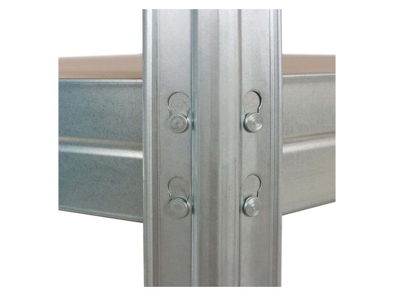 Schwerlast Eckregal RIVET 180x90x45x64,5 cm